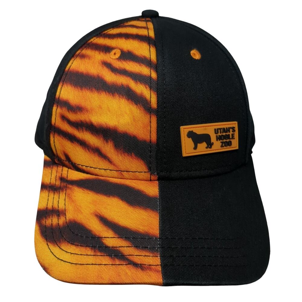Utah's Hogle Zoo Strapback Hat Multicolor One Size Animal Print Outdoor